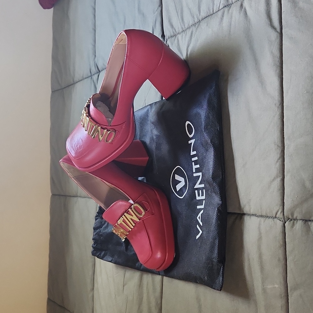 Ladies platform loafers
